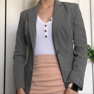 Gray Bebe Blazer
